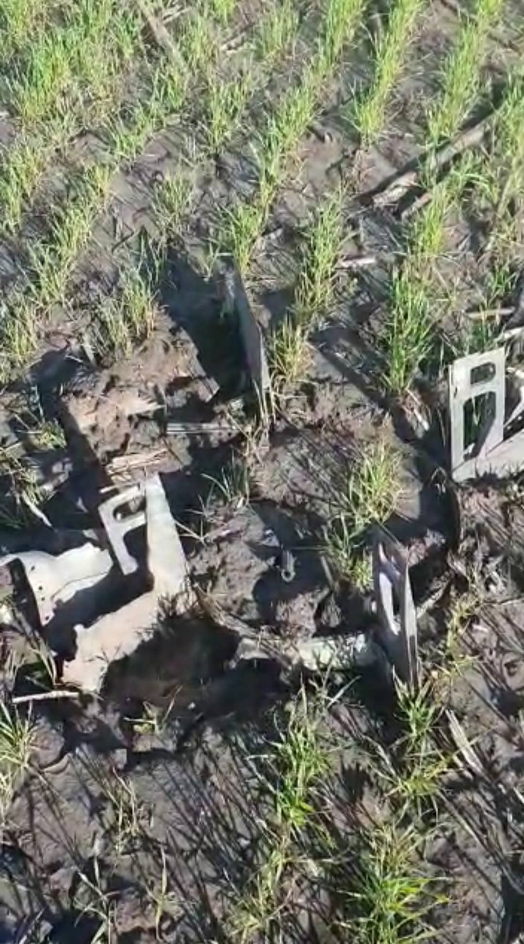 На полі Білопільського ВПУ під час посівної кампанії знайшли залишки ворожої ракети